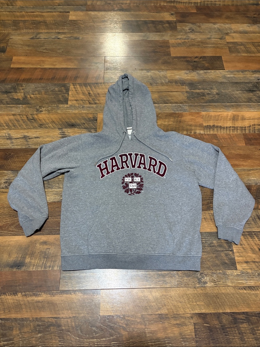 Harvard Gray Hooded Sweatshirt - Classic Collegiate Pullover H&M